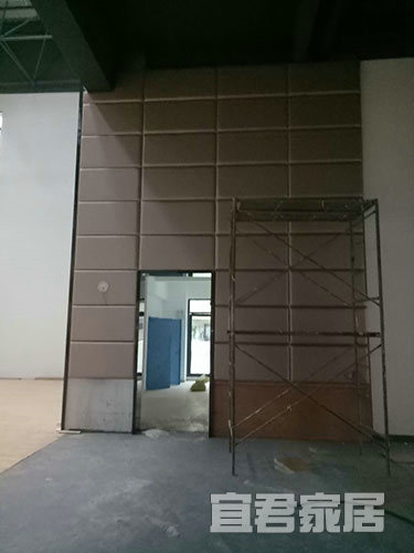 广益中学墙面软包2